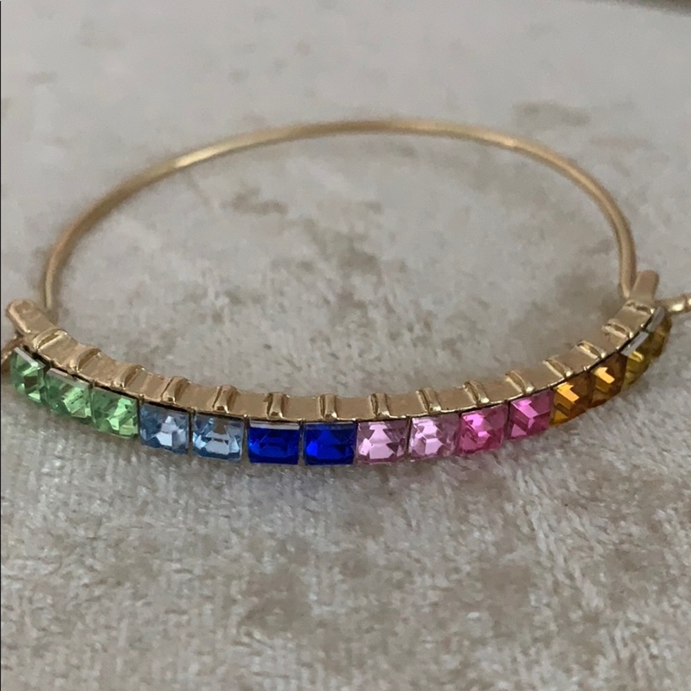 Multi Colored Stone Bangle